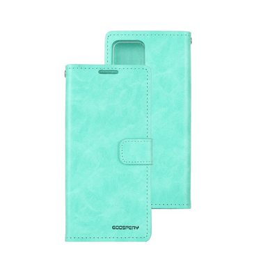 iPhone 14 Compatible Case Cover With Bluemoon Diary - Mint